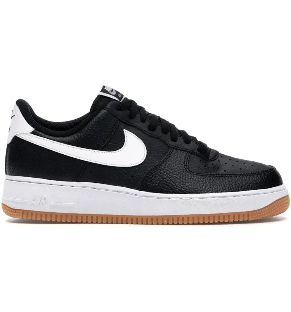 Nike Air Force 1 Low Black White Gum CI0087-002 Men’s Size 10.5 Sneakers Shoes